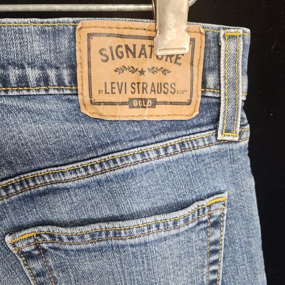 Straight cut Levi Strauss Signature Gold jeans W-29 L-30 Actual fit 30.5/30 - Picture 9 of 12